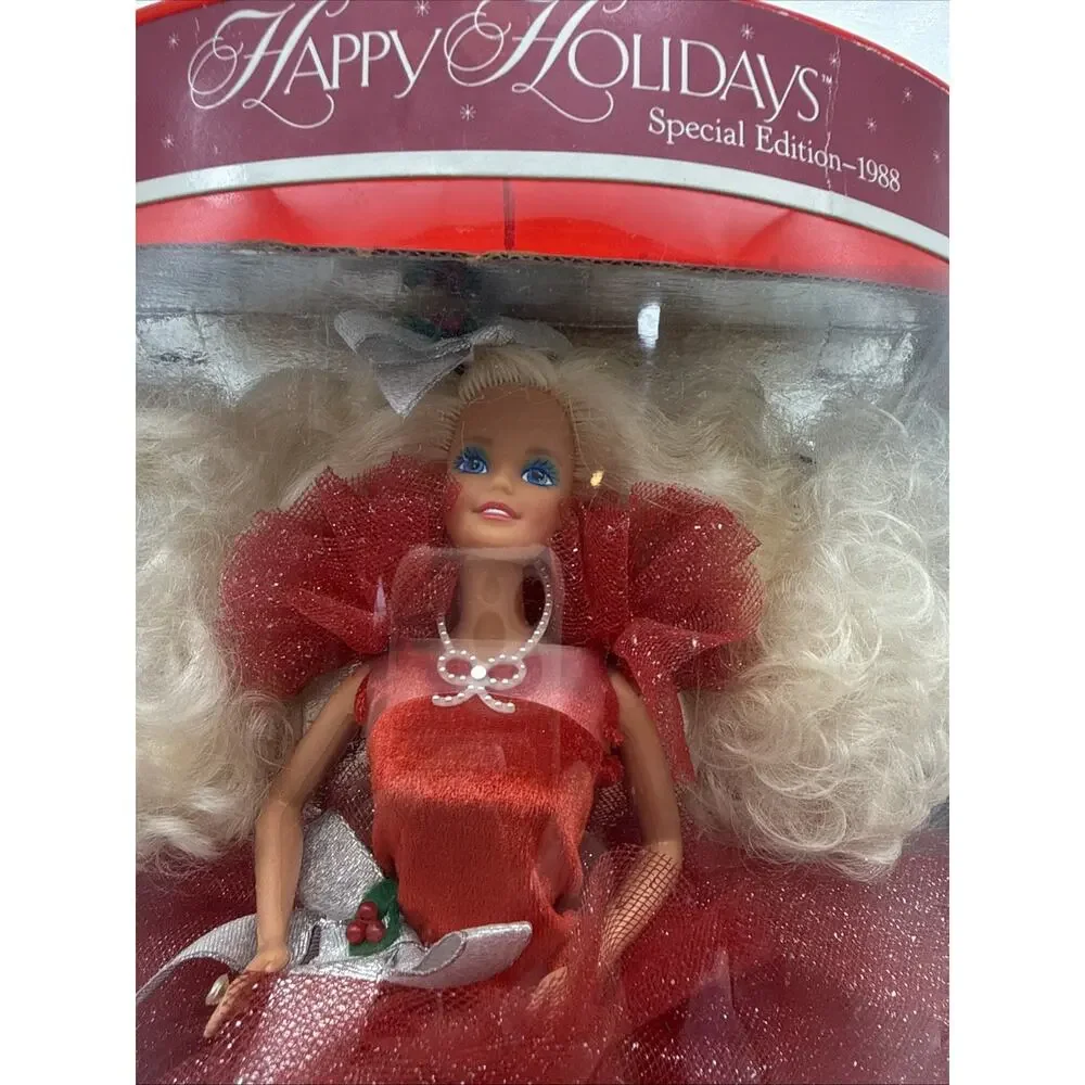 Happy Holidays: Special Edition Barbie 1988 First Release Series 1703.Box Damage